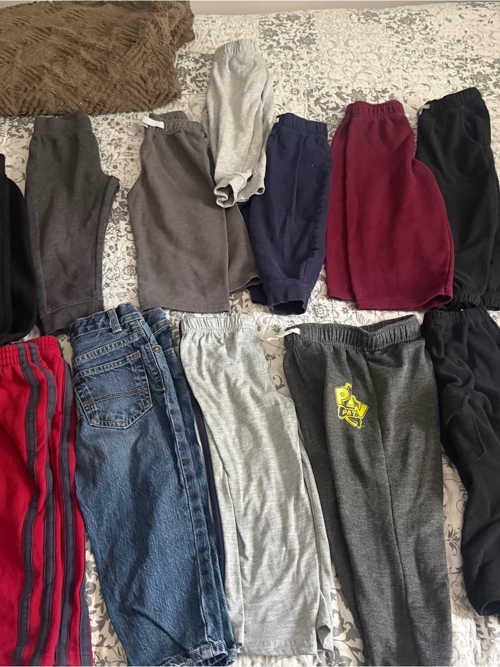 Lot of 18 boys pants various brands sizes 24 months to 2T
